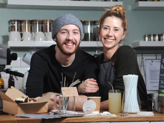Gareth Hodgson and Bernice Newton from Townhouse Coffee and Brew Bar on Friargate