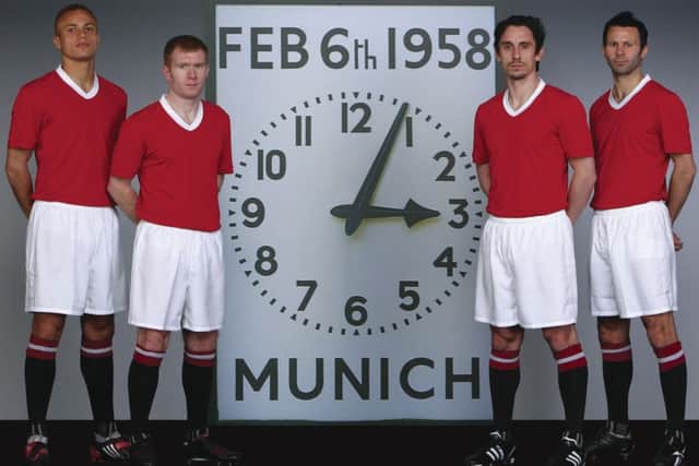 In 2008 Manchester United marked the 50th anniversary of the Munich air disaster with a one-off retro-style strip (photo: Getty Images)