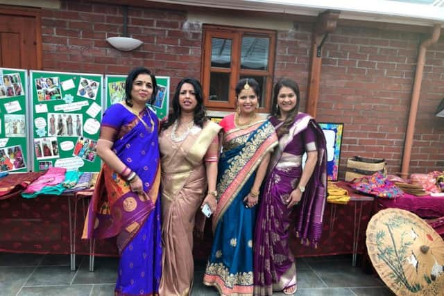 Swati Sonwalkar,  Anitha Rangaswamy, Poonam Batra and Rinku Pate at the Saree Speak event