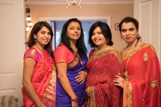 Barkha Rani (far left)