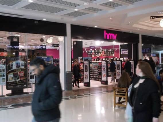 HMV in St George's was forced to close.