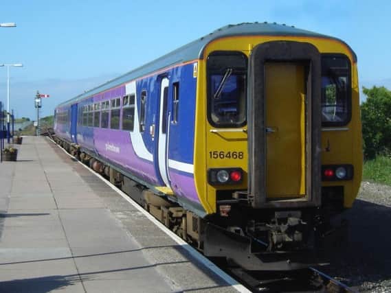 The incident happened on the Northern 7.21pm service from Blackpool North to York