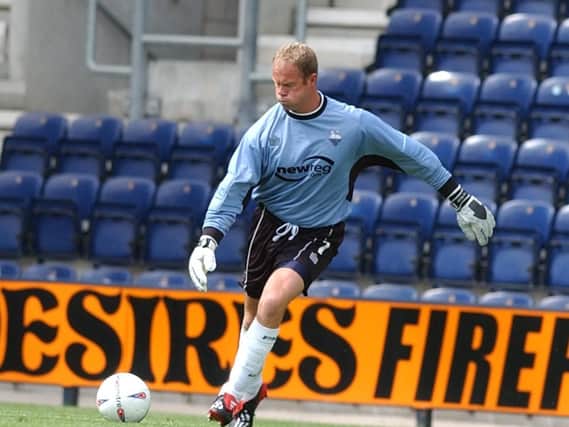 Jonathan Gould during his goalkeeping days at Preston North End