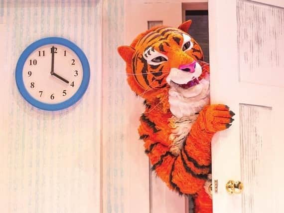 A tiger comes to tea at The Atkinson, Southport on Tuesday, August 20
