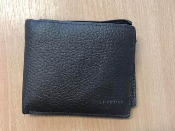 Police said the wallet was found on a bus in Chorley.