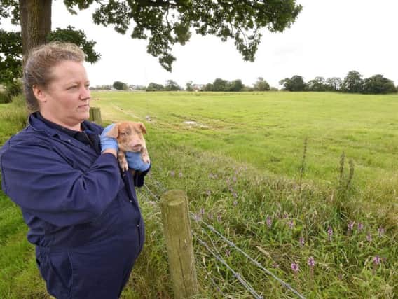 Barbara Davies, of Belmont Farm in Inglewhite Road, Longridge, is worried a new build could spell trouble