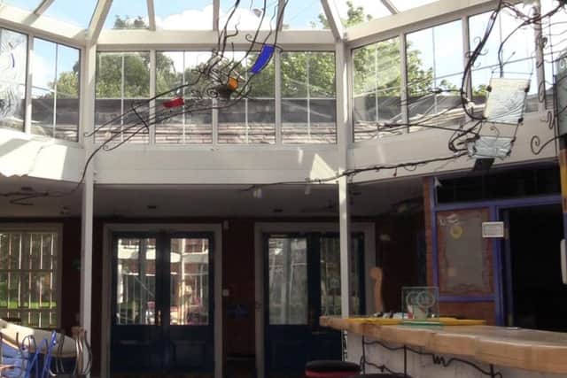 The conservatory at Worden Hall will be demolished whichever option is ultimately chosen