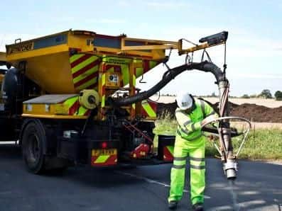 Injection spray patching is one of several methods which are used to prevent water penetrating the road surface.