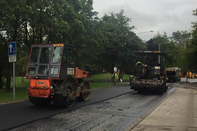 Roads are fully resurfaced when they have gone beyond repair