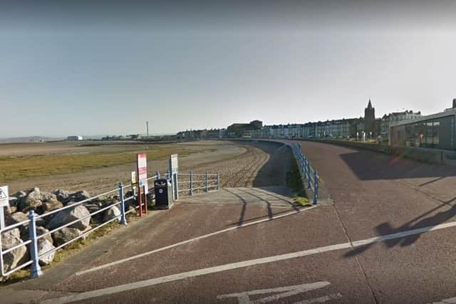 The woman was found unresponsive near The Beach Cafe in Morecambe on Thursday morning (August 15)