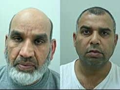 Fazal Ilahi (left), 62, has been given a minimum term of 20 years for murder and 12 years for section 18 wounding. He will serve them concurrently. Syed Akbar (right), 44, has been jailed for 20 years for murder, and 10 years for section 18 wounding.  The sentences run concurrently.