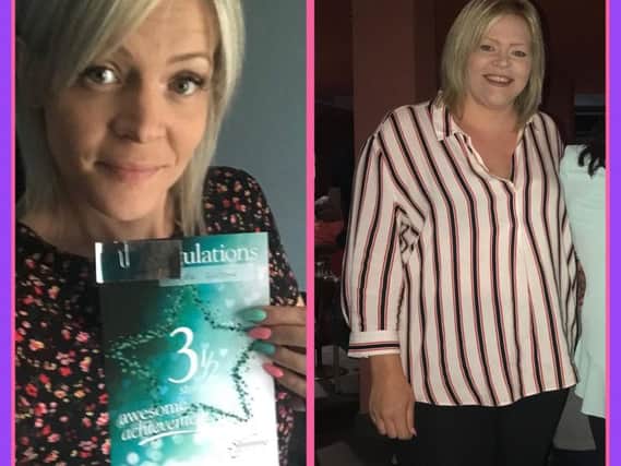 Claire Sutton (33) shares her inspiring weight loss journey, along withhealthy recipes andexercise tips with her followers on her Instagramaccount: ifthatgirlcan.
