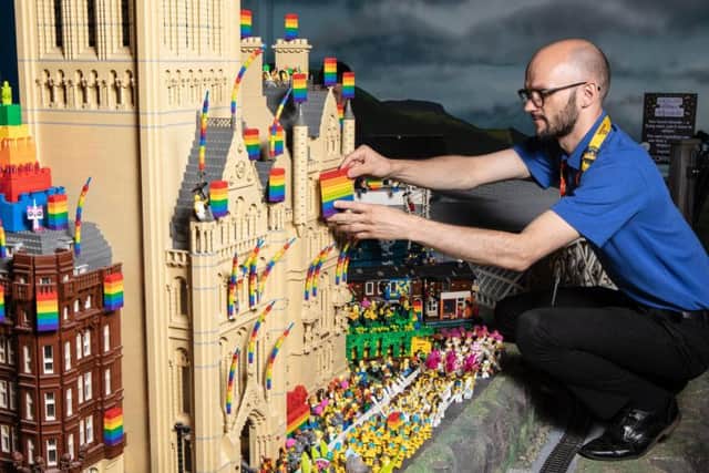 In preparation for the weekends festivities, Legoland Discovery Centre Manchesters Master Model Builder, James Windle, has been busy redecorating MINILAND.