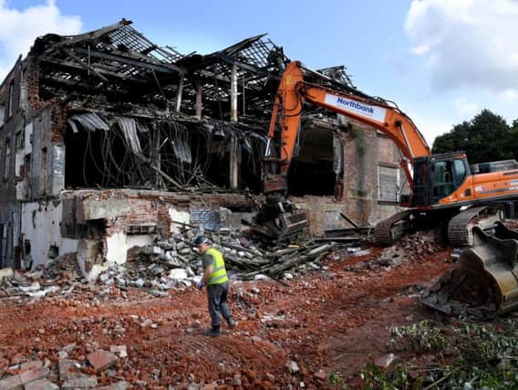Bulldozers have moved in on Penwortham Mill