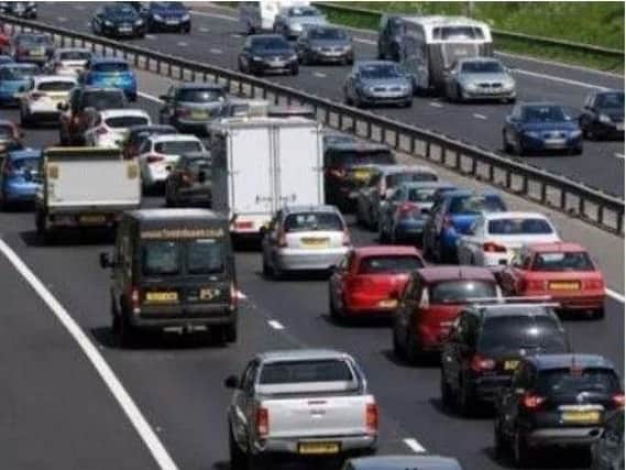 Traffic is building up on the M6