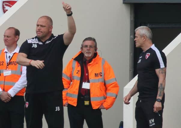 Morecambe boss Jim Bentley