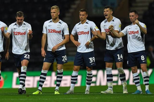 It's a nervy time for North End's players in the penalty shootout