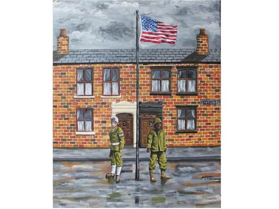 An oil painting by artist Tom Cookson will be the main feature of the memorial (image courtesy of Tom Cookson)