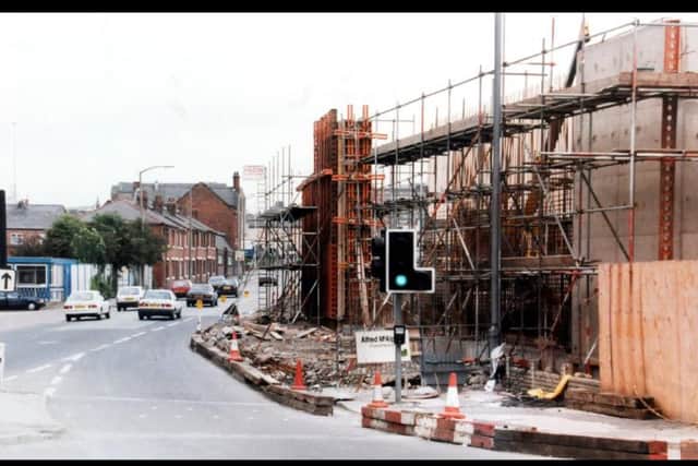 The new flyover at Strand Road