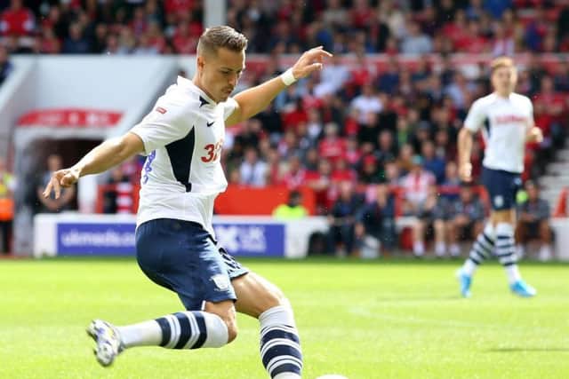 Billy Bodin spearheaded Preston's attack against Nottingham Forest at the City Ground