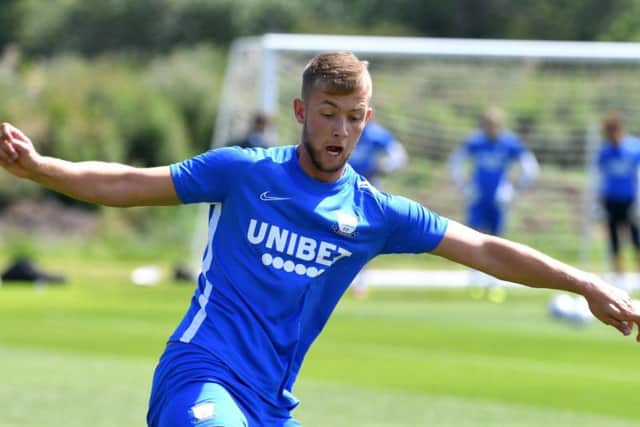 Preston striker Connor Simpson has joined Accrington Stanley on a season's loan