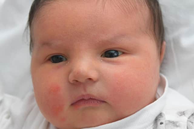 Baby Cloe, born at Royal Preston Hospital on August 9, weighing 9lb 7oz, to Katie Sowerby and Chris Whiteley, of Ingol