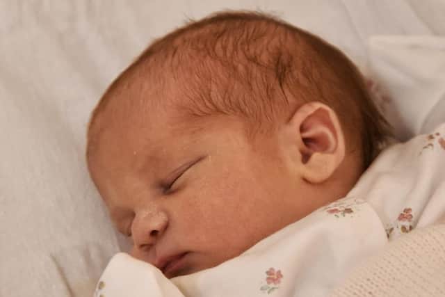 Rosie Beau Victoria, born at Royal Preston Hospital on August 6, weighing 7lb 12ozs, to Carla and James Robinson, from Mellor.