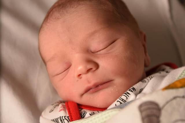 Freddie James Hodgson born at 6am on August 19weighing 6lb 14oz to Melissa Hull and Liam Hodgson from Chorley