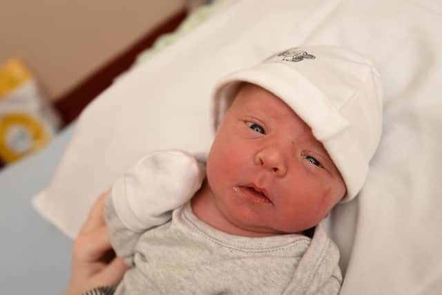 Baby Charnock born on August 18 at 5.40am weighing 6lb 9oz to Chloe Sweeney and Jordan Charnock from Chorley