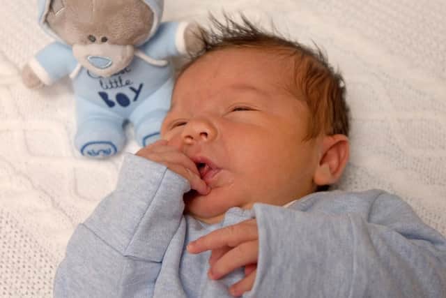 Arthur John Haynes born on August 15 at 6.33am weighing 8lb 14oz to Stacey Haynes and Dominic Haynes from Walton-le-Dale