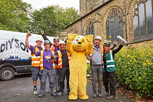 Nick Knowles and the team from DIY SOS.