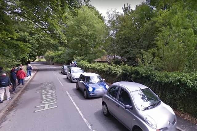 Horrobin Lane, close to Rivington Foundation Primary School (image: Google Streetview)