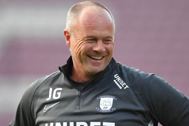 Preston goalkeeper coach Jonathan Gould