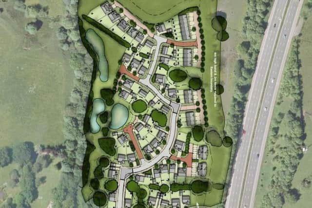 Illustrative plans for the housing development