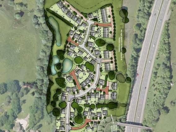 Illustrative plans for the housing development