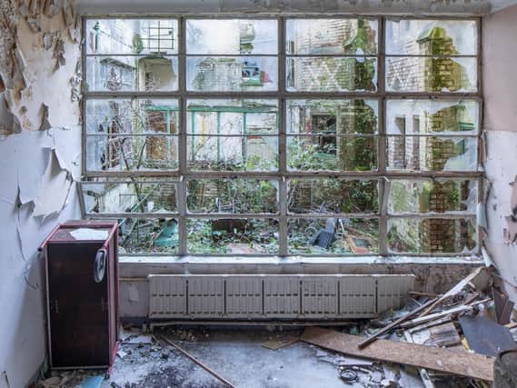 St Joseph's Orphanage in Preston in a state of ruin before the historic building is restored