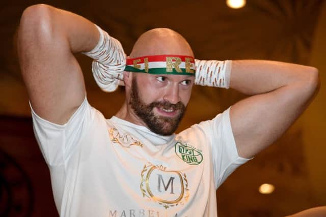 Fury...the self-styled "Gypsy King" (photo: Getty Images)