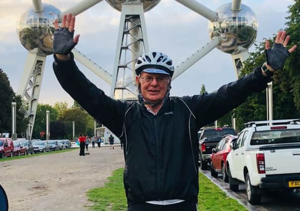 Fulwood grandad, John Farnden, cycling from London to Brussels for Rosemere Cancer Foundation