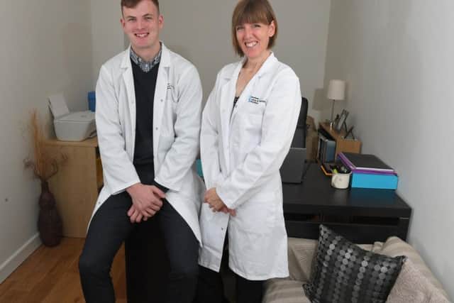 Henshaw Safety & Training Solutions Ltd's mother-son duo of Liam and Marcia Henshaw.