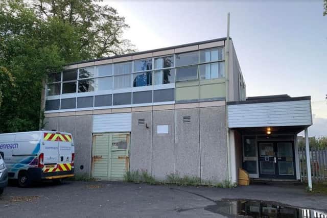 The telephone exchange in Liverpool Road, Longton