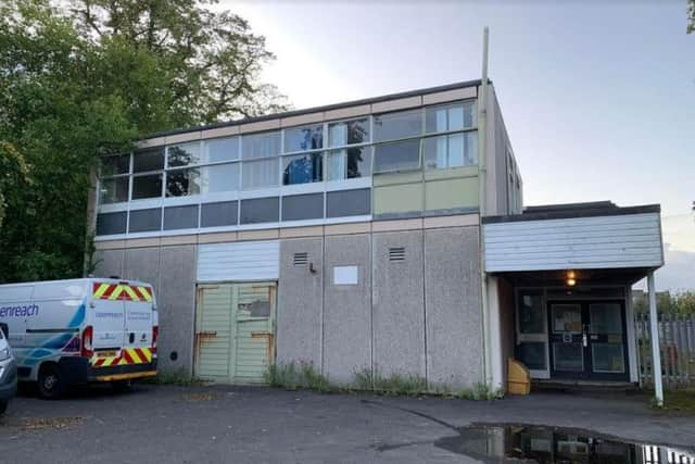 The telephone exchange in Liverpool Road, Longton