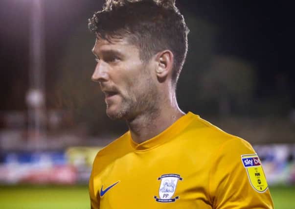 David Nugent during Preston's Lancashire Senior Cup tie at Chorley (photograph: Stefan Willoughby)