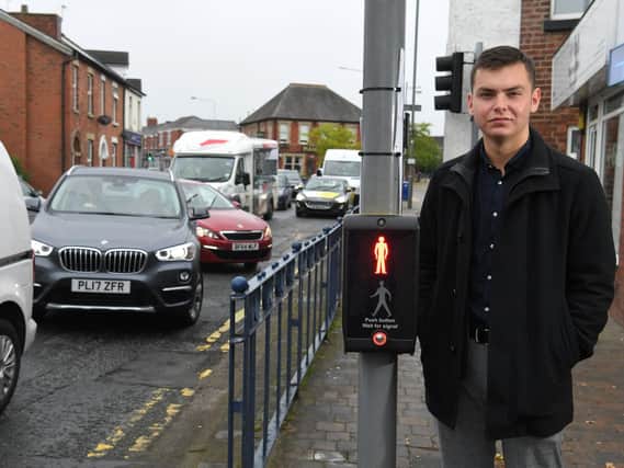 Coun. Matthew Trafford, a Lostock Hall councillor, is asking highways bosses to review six "dangerous" road crossings, including the one outside The Wishing Well pub.