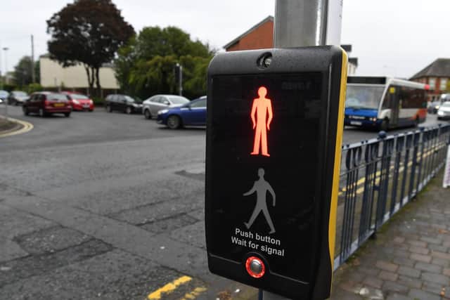 Puffin crossings, like this one pictured outside The Wishing Well pub inBrownedge Road, Lostock Hall, use intelligent sensors to detect when pedestrians are waiting and crossing.