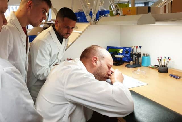 Apprentices learning the trade