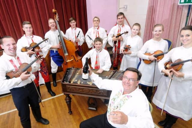 Czech band Notecka perform at a food and wine evening for Preston Arts Festival at a previous Preston Arts festival