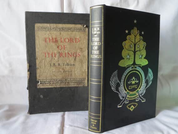 This beautiful copy of Lord of the Rings was produced in 1974