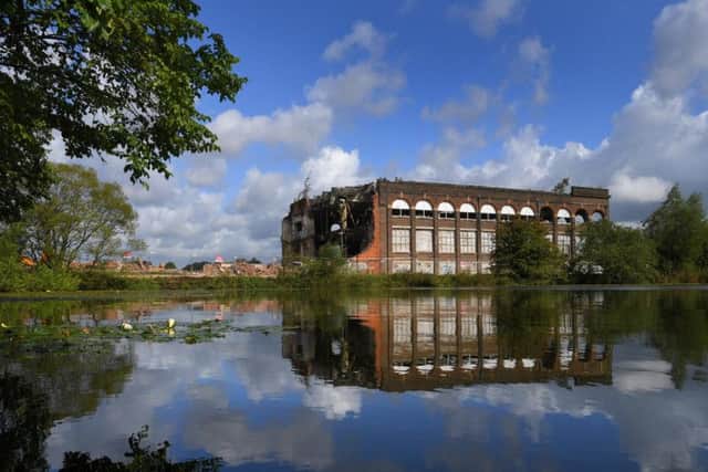 Work is underway to demolish the former Vernon Carus Mill off Factory Lane, Penwortham