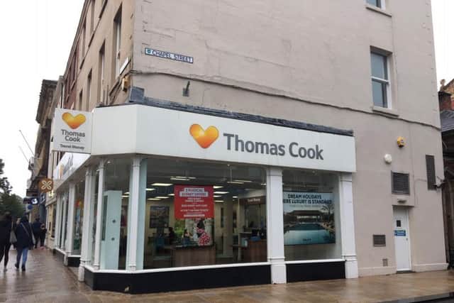 The shop in Fishergate, Preston is one of 600 UK high street stores to close down following the collapse of Thomas Cook