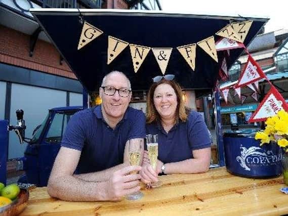 Paul and Gillian Bartlett from Preston are bringing their Copa Fizz stall to Penwortham Food and Drink Fair.